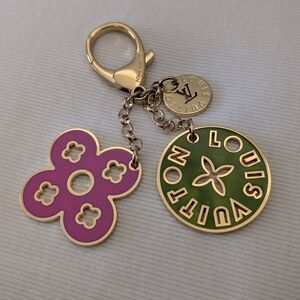 Louis Vuitton Multicolor Monogram Flower Key Holder Bag Charm